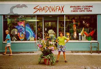 Wendy Laut in front of Shadowfax